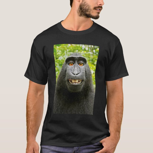 Monkey Selfie T Shirt (Framsida)