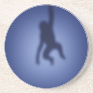 Monkey silhouette underlägg