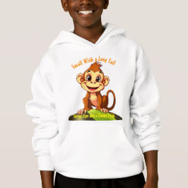Monkey Sitta på A Grönt Löv och Backe T-Shirt