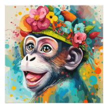 Monkey Smiling