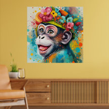 Monkey Smiling