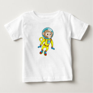 Monkey som Astronaut T Shirt