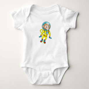 Monkey som Astronaut T Shirt
