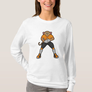Monkey som fotbollsspelare i fotbollen t shirt