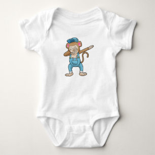 Monkey som Mechanic vid Hip hop Dance Dab T Shirt