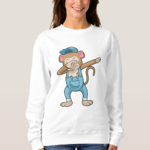Monkey som Mechanic vid Hip hop Dance Dab T Shirt