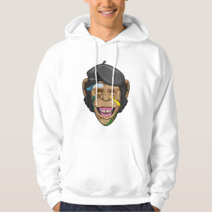 Monkey som Painter Hoodie