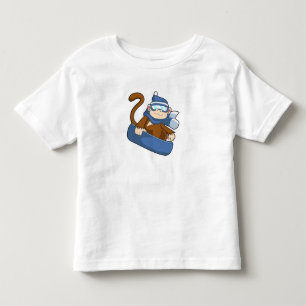 Monkey som Snowboarder med Sonowboard.PNG T Shirt