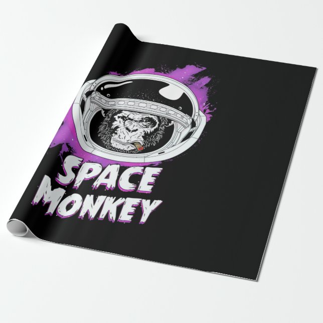 Monkey Space-apa Presentpapper (Utrullad)