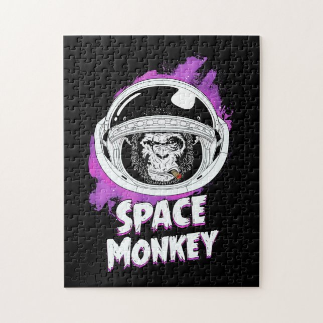 Monkey Space-apa Pussel (Vertikal)