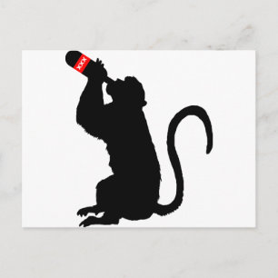 Monkey Sprit Vykort