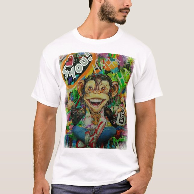 monkey 🙉 T-Shirt (Framsida)