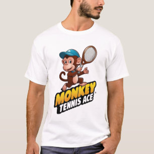 MONKEY TENNIS ACET-Shirt T Shirt