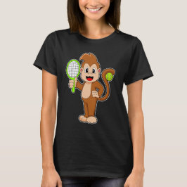 Monkey Tennis Tennis racket T Shirt