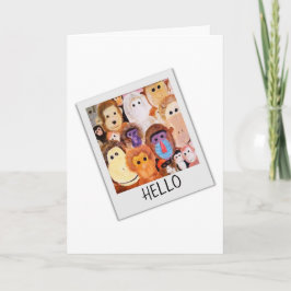 Monkey Thinking Card Kort