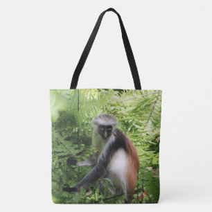 Monkey Tote Bag Tygkasse