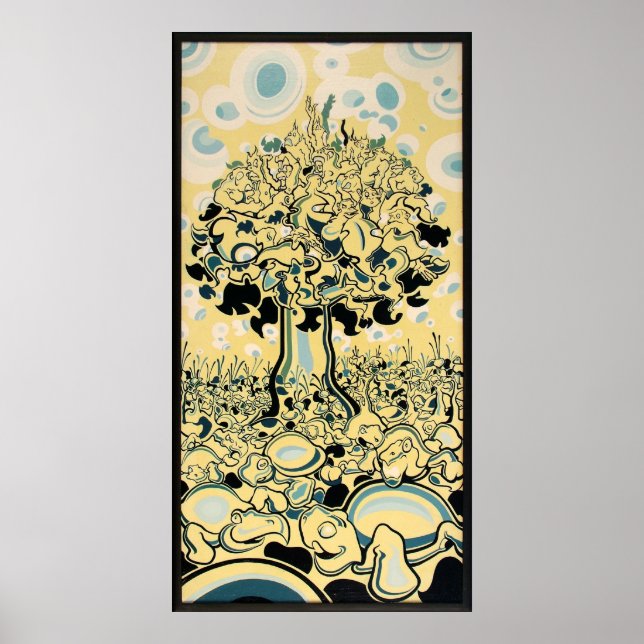 Monkey Träd Poster (Framsidan)