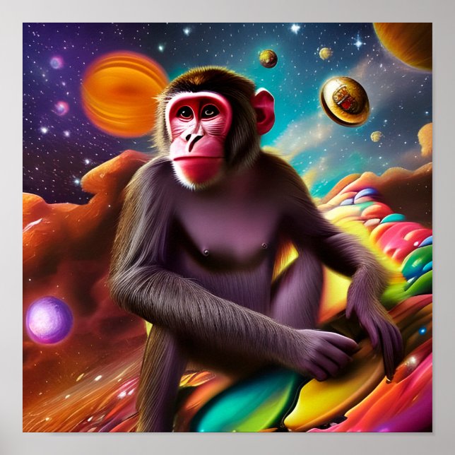 Monkey (tre) poster (Framsidan)