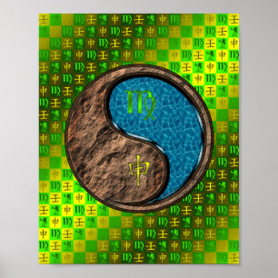 Monkey våg & Vatten Poster