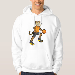 Monkey vid Basketball Sports Hoodie