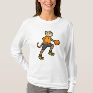Monkey vid Basketball Sports T Shirt