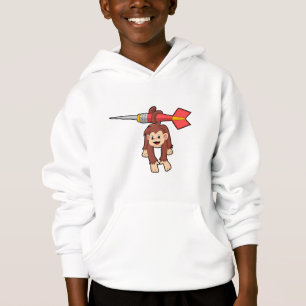 Monkey vid Darts med Dart T Shirt