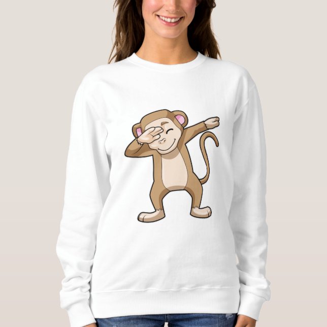 Monkey vid Hip hop Dance Dab T Shirt (Framsida)