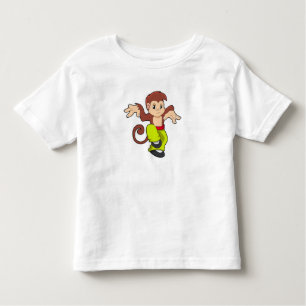 Monkey vid martialkonsten Kungfu T Shirt