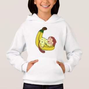 Monkey vid Sleeping i Pajamas T Shirt
