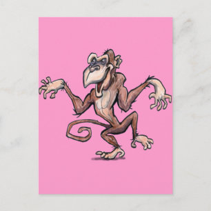 Monkey Vykort