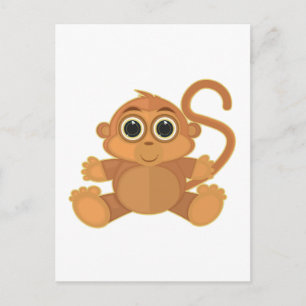 Monkey Vykort