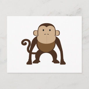 Monkey Vykort