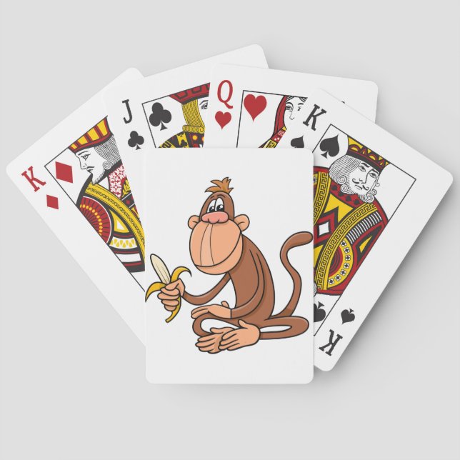 Monkey with Banana Casinokort (Baksidan)