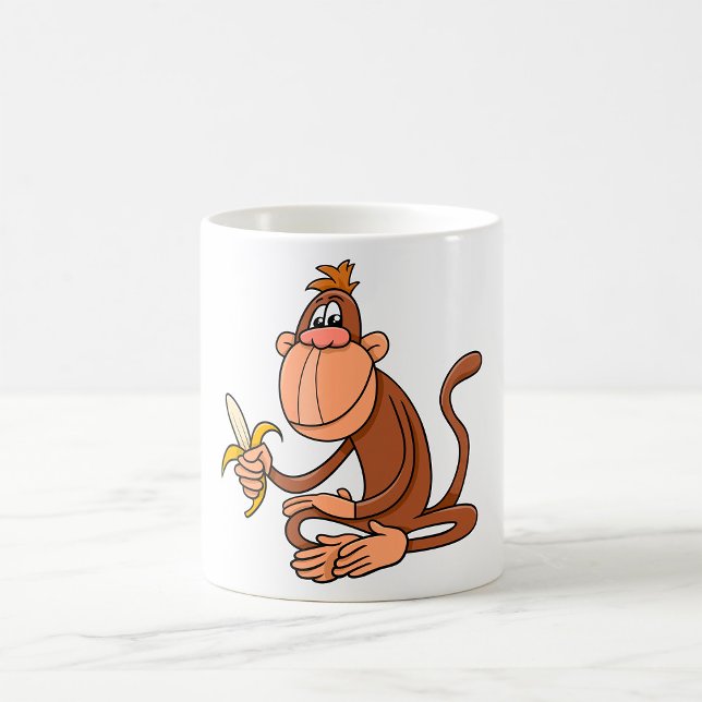 Monkey with Banana Kaffemugg (Skapare uppladdad)