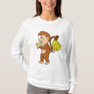 Monkey with Bananas T Shirt
