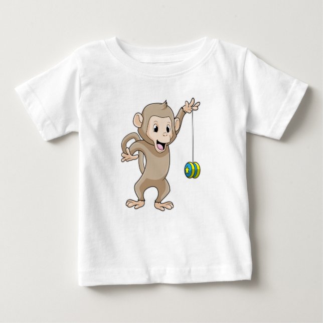 Monkey with Yo-yo T Shirt (Framsida)