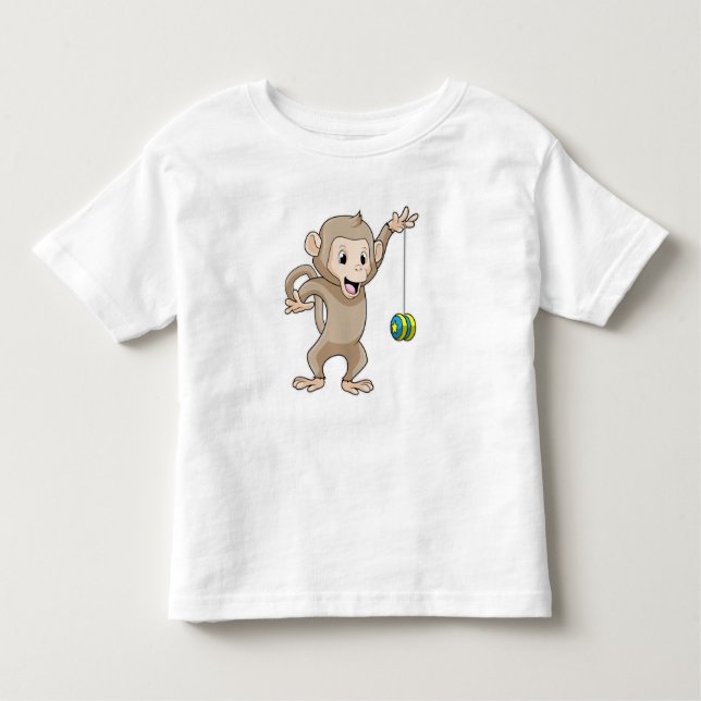 Monkey with Yo-yo T Shirt (Framsida)