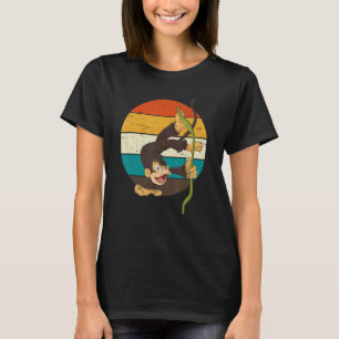 Monkey Zoo Animal Retro Monkey Chimpanzant T Shirt