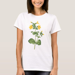 monkeyflower (Mimulus sp.) vid Redouté T-shirt