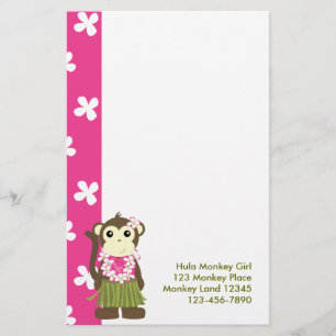 monkeyflowers2 girlmonkeytrop, Hula apa Gir… Brevpapper