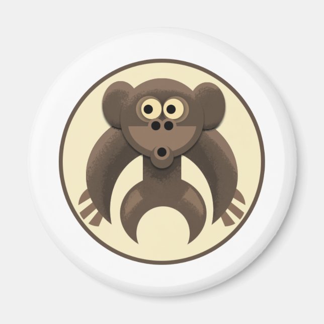 Monkeypit-Logotyp Magnet (Framsidan)