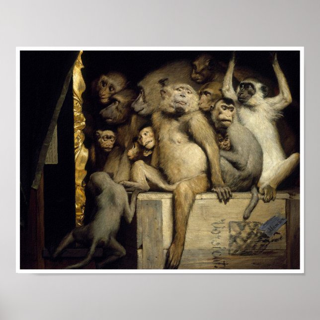 Monkeys as Art Critics Poster (Framsidan)