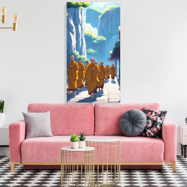 Monks for Peace Canvastryck (Insitu (Vardagsrum))