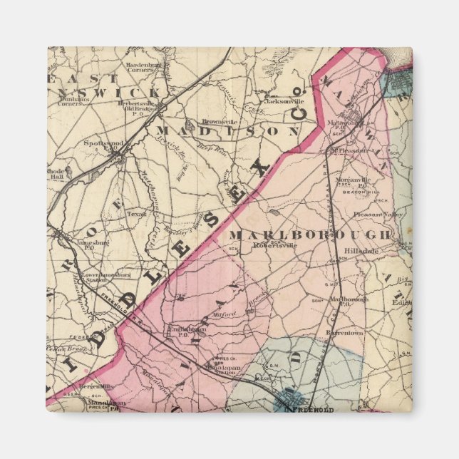 Monmouth County, NJ Magnet (Framsidan)