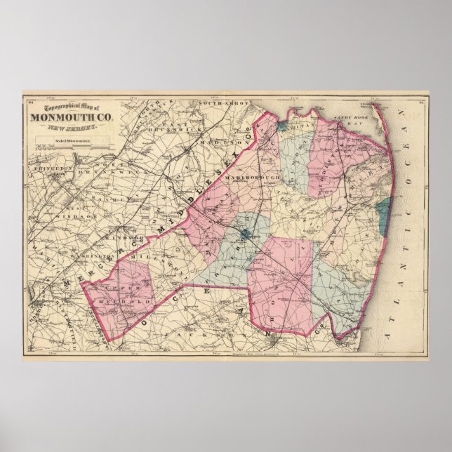 Monmouth County, NJ Poster (Framsidan)