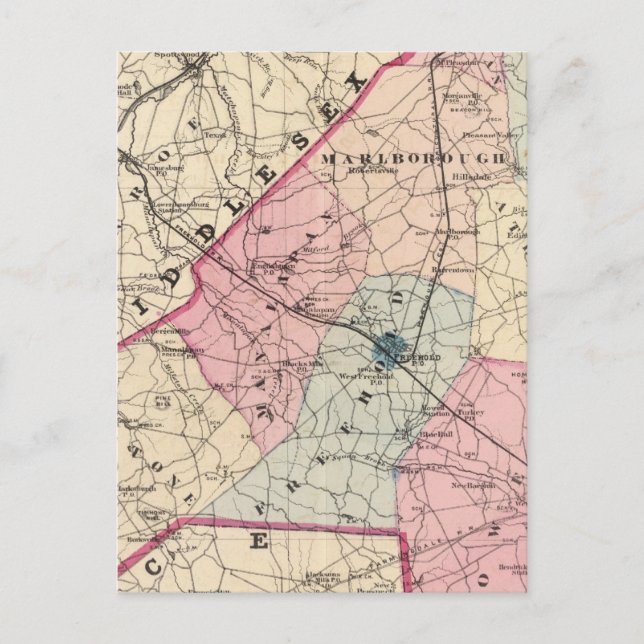 Monmouth County, NJ Vykort (Framsida)