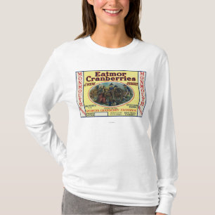 Monmouth Eatmor Cranberries brännmärker etikette Tee Shirt