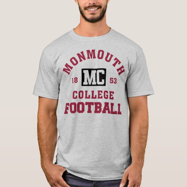 Monmouth högskolaT-tröja Tee Shirt (Framsida)