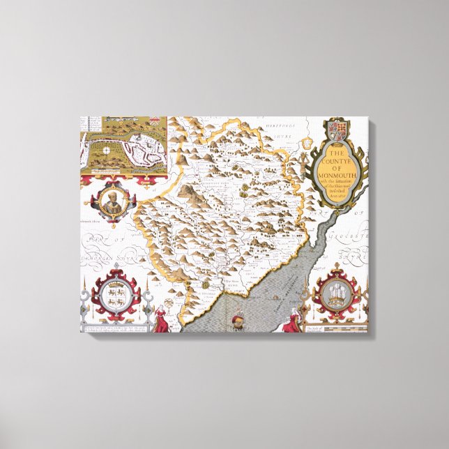 Monmouth, präglat av Jodocus Canvastryck (Framsida)