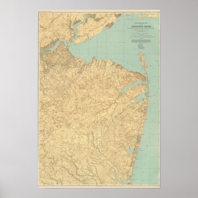 Monmouth Shore, New jersey Poster (Framsidan)